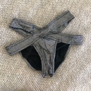 Silver Rave Booty Shorts | Festival Wear